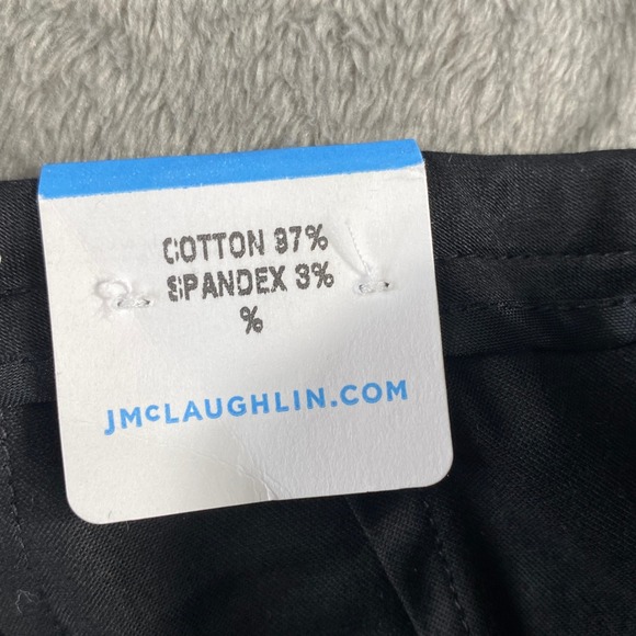 J.McLaughlin Black Ankle Length Cotton‎ Blend Pants Womens 0 Office Career New - Picture 5 of 16